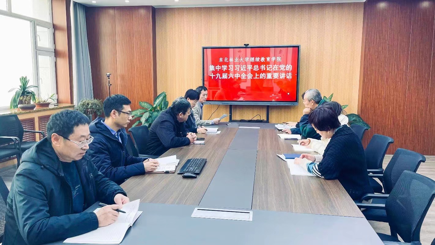 杏彩手机网页版登录直属党支部集中学习习近平总书记在党的十九届六中全会上的重要讲话精神
