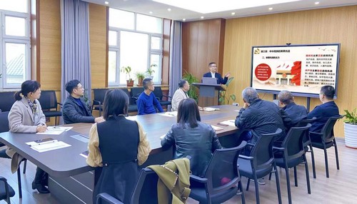 杏彩手机网页版登录直属党支部书记讲党课